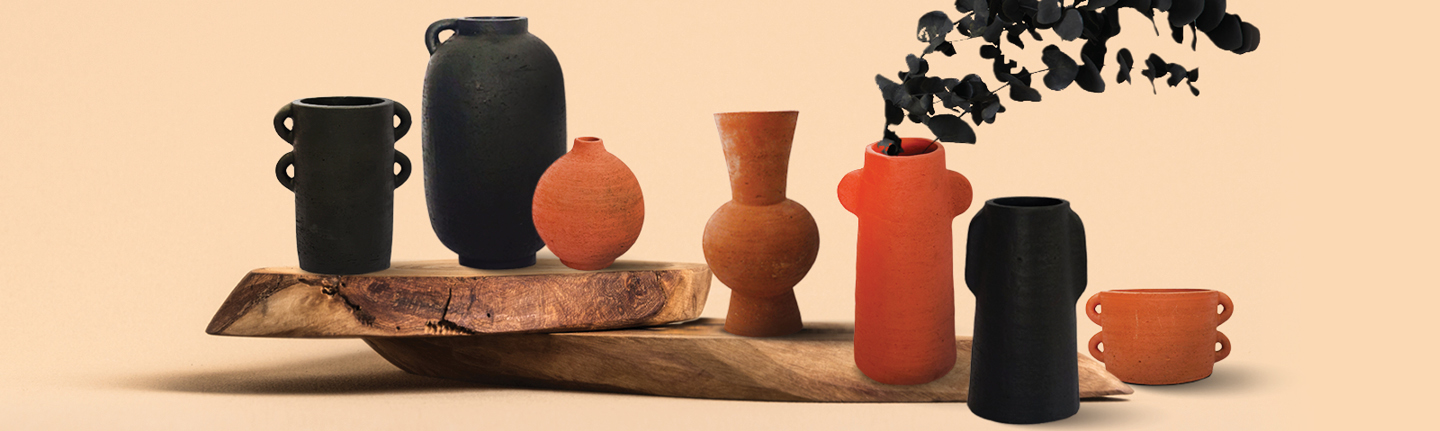 Rustic Terracotta Vase Range Banner